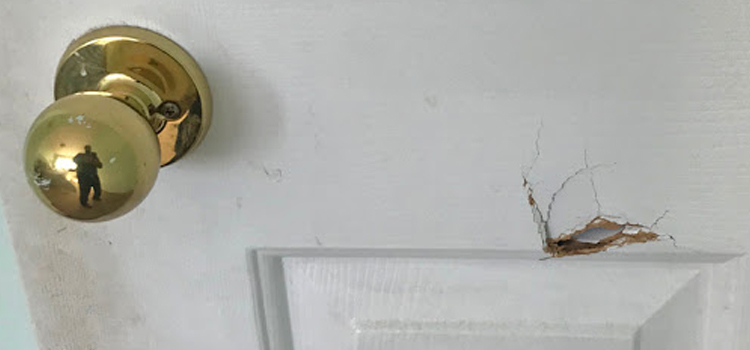 interior door hole repair Blackhawk